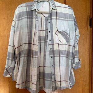 FREE PEOPLE FLANNEL